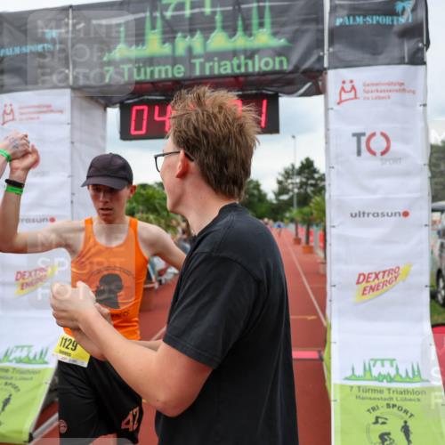 15.06.2025 - 7 Türme Triathlon Michael Strokosch http://msf.ph/oto/7982509 15.06.2025 14:15:01 Ziel 1027, 1114, 1129 meine-sportfotos.de