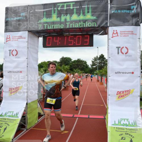 15.06.2025 - 7 Türme Triathlon Michael Strokosch http://msf.ph/oto/7982532 15.06.2025 14:15:03 Ziel 1027, 1114, 1129, 1145 meine-sportfotos.de