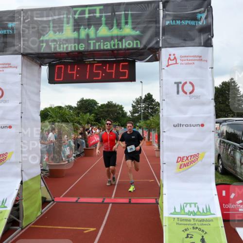 15.06.2025 - 7 Türme Triathlon Michael Strokosch http://msf.ph/oto/7982903 15.06.2025 14:15:45 Ziel 644, 1137 meine-sportfotos.de