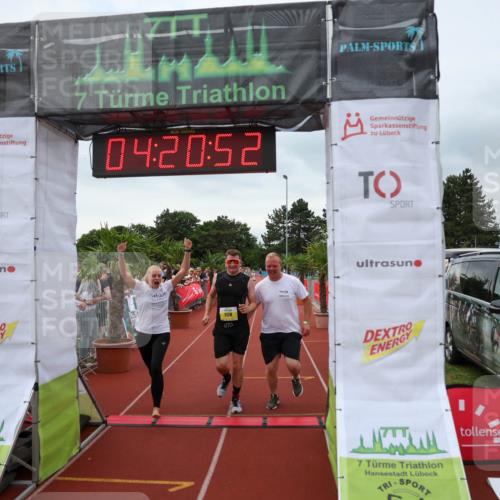 15.06.2025 - 7 Türme Triathlon Michael Strokosch http://msf.ph/oto/7987780 15.06.2025 14:20:52 Ziel 602, 954, 1178 meine-sportfotos.de