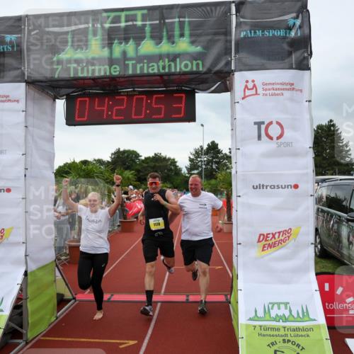 15.06.2025 - 7 Türme Triathlon Michael Strokosch http://msf.ph/oto/7987784 15.06.2025 14:20:52 Ziel 602, 954, 1178 meine-sportfotos.de