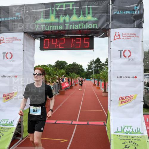 15.06.2025 - 7 Türme Triathlon Michael Strokosch http://msf.ph/oto/7988190 15.06.2025 14:21:35 Ziel 663, 1126 meine-sportfotos.de