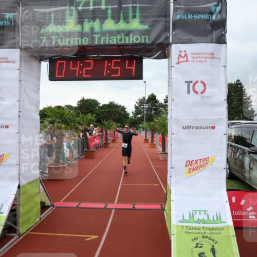 15.06.2025 - 7 Türme Triathlon Michael Strokosch http://msf.ph/oto/7988359 15.06.2025 14:21:54 Ziel 360, 470, 1148 meine-sportfotos.de