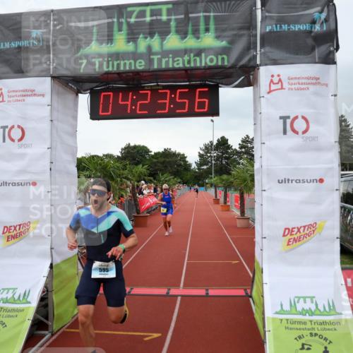 15.06.2025 - 7 Türme Triathlon Michael Strokosch http://msf.ph/oto/7990122 15.06.2025 14:23:56 Ziel 595, 823, 861, 1038 meine-sportfotos.de
