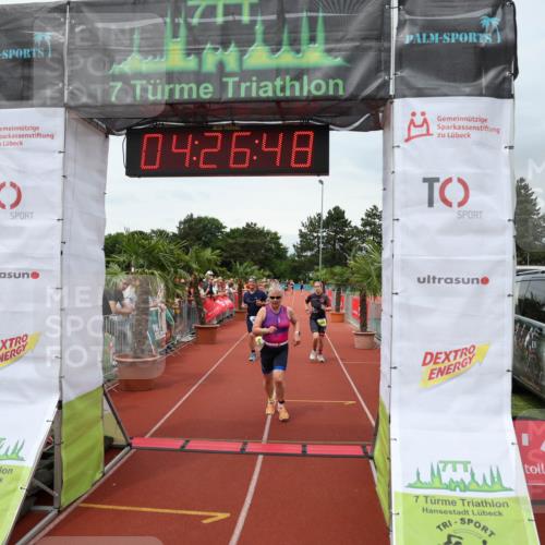 15.06.2025 - 7 Türme Triathlon Michael Strokosch http://msf.ph/oto/7992650 15.06.2025 14:26:48 Ziel 385, 1022, 1194 meine-sportfotos.de