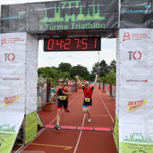 15.06.2025 - 7 Türme Triathlon Michael Strokosch http://msf.ph/oto/7993639 15.06.2025 14:27:51 Ziel 485, 911, 993, 1125 meine-sportfotos.de