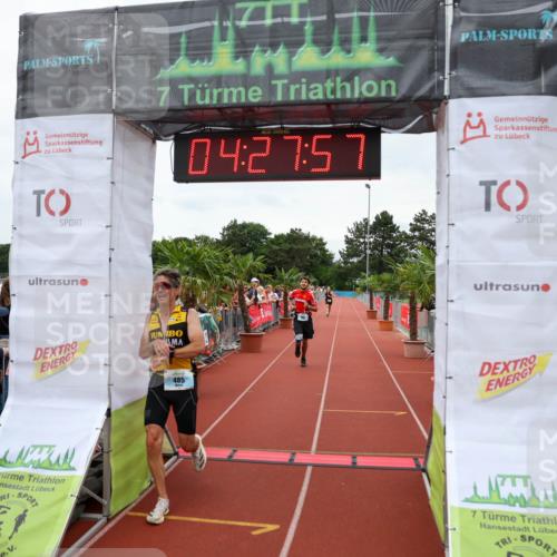 15.06.2025 - 7 Türme Triathlon Michael Strokosch http://msf.ph/oto/7993689 15.06.2025 14:27:56 Ziel 485, 606, 911, 993 meine-sportfotos.de
