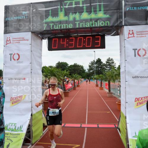 15.06.2025 - 7 Türme Triathlon Michael Strokosch http://msf.ph/oto/7994908 15.06.2025 14:30:02 Ziel 398, 403 meine-sportfotos.de