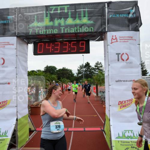 15.06.2025 - 7 Türme Triathlon Michael Strokosch http://msf.ph/oto/7998990 15.06.2025 14:33:59 Ziel 379, 598, 668 meine-sportfotos.de