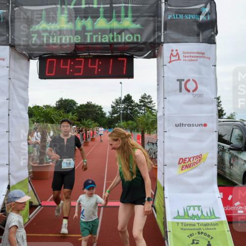 15.06.2025 - 7 Türme Triathlon Michael Strokosch http://msf.ph/oto/7999670 15.06.2025 14:34:16 Ziel 516 meine-sportfotos.de