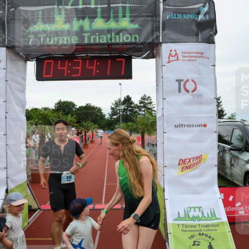 15.06.2025 - 7 Türme Triathlon Michael Strokosch http://msf.ph/oto/7999682 15.06.2025 14:34:17 Ziel 516 meine-sportfotos.de