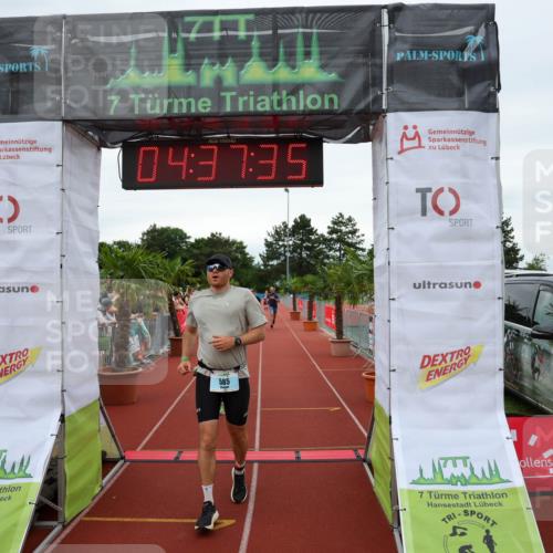 15.06.2025 - 7 Türme Triathlon Michael Strokosch http://msf.ph/oto/8001558 15.06.2025 14:37:35 Ziel 386, 585 meine-sportfotos.de