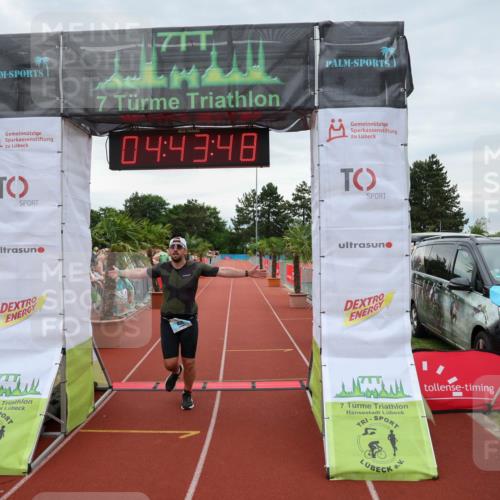 15.06.2025 - 7 Türme Triathlon Michael Strokosch http://msf.ph/oto/8004283 15.06.2025 14:43:47 Ziel 333, 424, 486, 534 meine-sportfotos.de