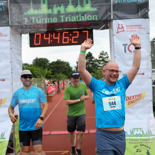 15.06.2025 - 7 Türme Triathlon Michael Strokosch http://msf.ph/oto/8005932 15.06.2025 14:46:27 Ziel 340, 544, 714 meine-sportfotos.de