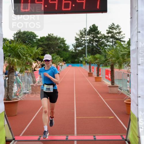 15.06.2025 - 7 Türme Triathlon Michael Strokosch http://msf.ph/oto/8006083 15.06.2025 14:46:46 Ziel 590 meine-sportfotos.de
