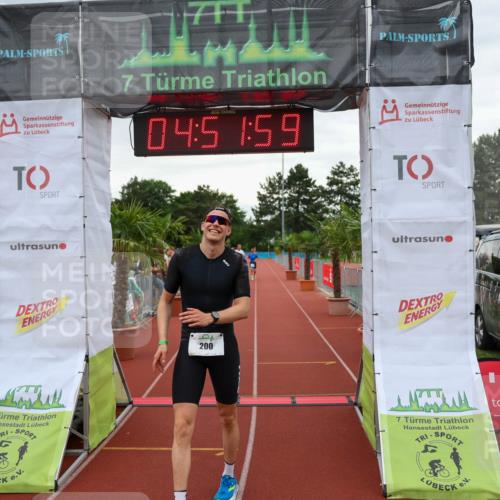 15.06.2025 - 7 Türme Triathlon Michael Strokosch http://msf.ph/oto/8008545 15.06.2025 14:51:59 Ziel 200 meine-sportfotos.de