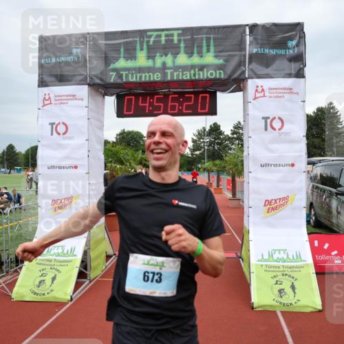 15.06.2025 - 7 Türme Triathlon Michael Strokosch http://msf.ph/oto/8010481 15.06.2025 14:56:19 Ziel 378, 673 meine-sportfotos.de