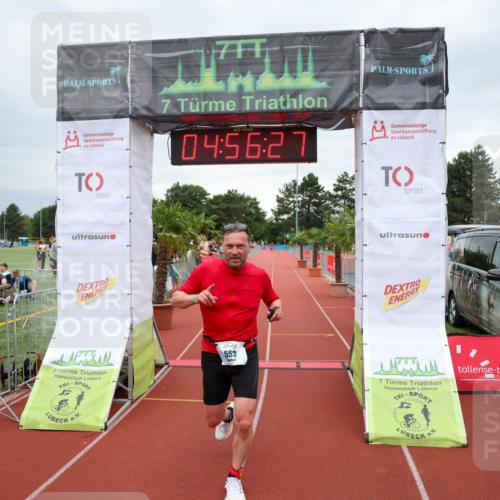 15.06.2025 - 7 Türme Triathlon Michael Strokosch http://msf.ph/oto/8010538 15.06.2025 14:56:27 Ziel 553 meine-sportfotos.de