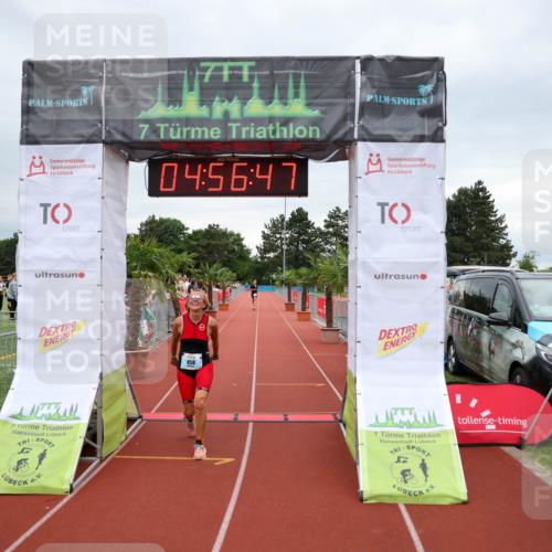 15.06.2025 - 7 Türme Triathlon Michael Strokosch http://msf.ph/oto/8010556 15.06.2025 14:56:47 Ziel 458 meine-sportfotos.de