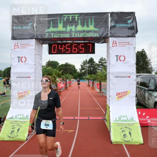 15.06.2025 - 7 Türme Triathlon Michael Strokosch http://msf.ph/oto/8010597 15.06.2025 14:56:57 Ziel 645 meine-sportfotos.de