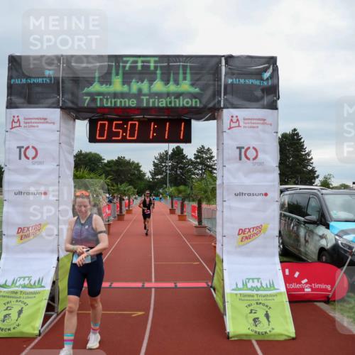 15.06.2025 - 7 Türme Triathlon Michael Strokosch http://msf.ph/oto/8011600 15.06.2025 15:01:11 Ziel 295, 584 meine-sportfotos.de