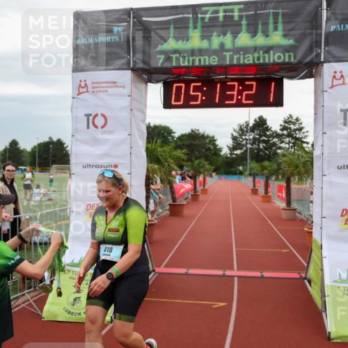 15.06.2025 - 7 Türme Triathlon Michael Strokosch http://msf.ph/oto/8014695 15.06.2025 15:13:21 Ziel 418 meine-sportfotos.de