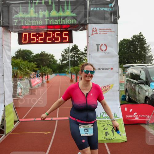 15.06.2025 - 7 Türme Triathlon Michael Strokosch http://msf.ph/oto/8016130 15.06.2025 15:22:55 Ziel 429 meine-sportfotos.de