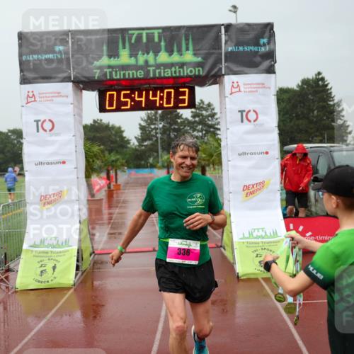 15.06.2025 - 7 Türme Triathlon Michael Strokosch http://msf.ph/oto/8019634 15.06.2025 15:44:02 Ziel 336 meine-sportfotos.de
