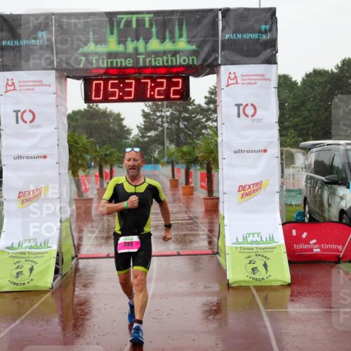 15.06.2025 - 7 Türme Triathlon Michael Strokosch http://msf.ph/oto/8020278 15.06.2025 15:37:22 Ziel  meine-sportfotos.de