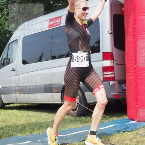 21.06.2025 - 27. Vierlanden-Triathlon KatJ http://msf.ph/oto/8037418 15.06.2025 11:28:01 Schwimmen  meine-sportfotos.de