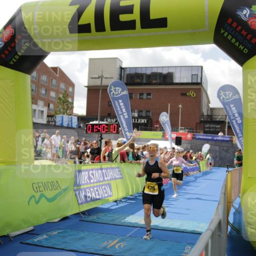 10.08.2025 - GEWOBA Citytriathlon Bremen H.Heesch http://msf.ph/oto/8538765 10.08.2025 11:43:47 Ziel 201, 455, 475 meine-sportfotos.de
