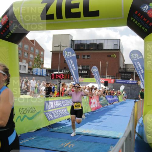 10.08.2025 - GEWOBA Citytriathlon Bremen H.Heesch http://msf.ph/oto/8538777 10.08.2025 11:43:48 Ziel 201, 455, 475 meine-sportfotos.de