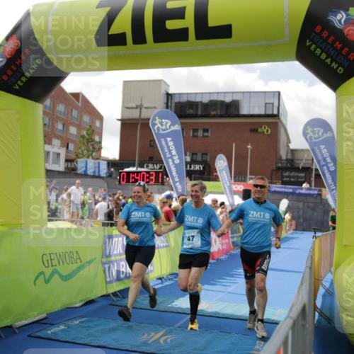 10.08.2025 - GEWOBA Citytriathlon Bremen H.Heesch http://msf.ph/oto/8538797 10.08.2025 11:44:08 Ziel 47 meine-sportfotos.de