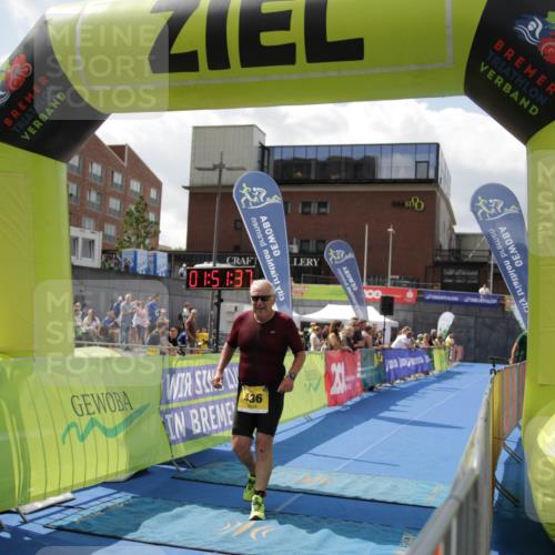 10.08.2025 - GEWOBA Citytriathlon Bremen H.Heesch http://msf.ph/oto/8539251 10.08.2025 11:55:13 Ziel 436 meine-sportfotos.de