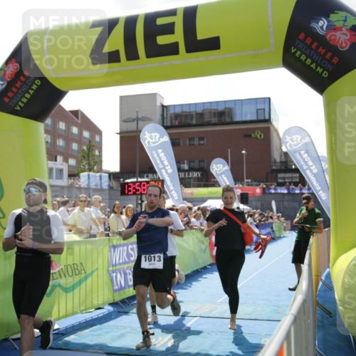 10.08.2025 - GEWOBA Citytriathlon Bremen H.Heesch http://msf.ph/oto/8539317 10.08.2025 13:58:32 Ziel 665, 1030 meine-sportfotos.de