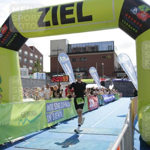 10.08.2025 - GEWOBA Citytriathlon Bremen H.Heesch http://msf.ph/oto/8539569 10.08.2025 15:09:59 Ziel 118, 155 meine-sportfotos.de