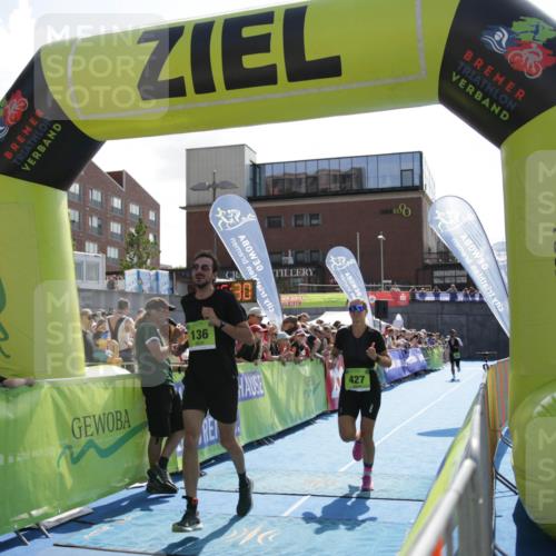 10.08.2025 - GEWOBA Citytriathlon Bremen H.Heesch http://msf.ph/oto/8539601 10.08.2025 15:15:29 Ziel 46, 64, 68, 136, 217, 229, 427 meine-sportfotos.de
