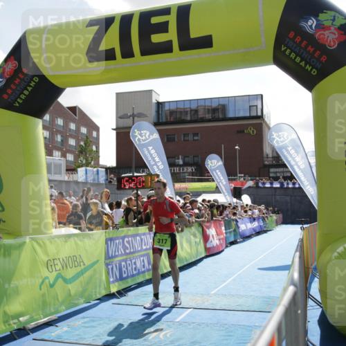 10.08.2025 - GEWOBA Citytriathlon Bremen H.Heesch http://msf.ph/oto/8539642 10.08.2025 15:20:10 Ziel 38, 81, 317 meine-sportfotos.de