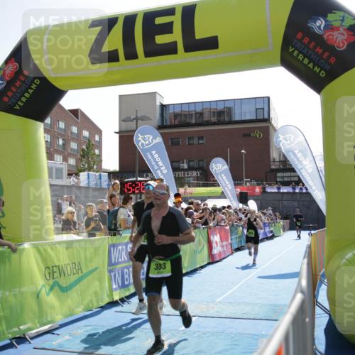 10.08.2025 - GEWOBA Citytriathlon Bremen H.Heesch http://msf.ph/oto/8539703 10.08.2025 15:26:03 Ziel 29, 298, 323 meine-sportfotos.de