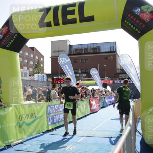 10.08.2025 - GEWOBA Citytriathlon Bremen H.Heesch http://msf.ph/oto/8539706 10.08.2025 15:26:10 Ziel 29, 130, 205, 303, 404 meine-sportfotos.de