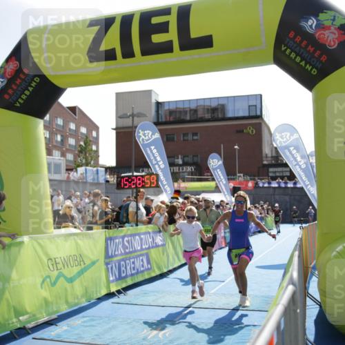 10.08.2025 - GEWOBA Citytriathlon Bremen H.Heesch http://msf.ph/oto/8539732 10.08.2025 15:28:58 Ziel 499 meine-sportfotos.de