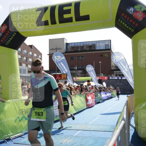 10.08.2025 - GEWOBA Citytriathlon Bremen H.Heesch http://msf.ph/oto/8539801 10.08.2025 15:36:33 Ziel 94, 163 meine-sportfotos.de