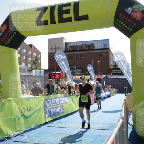 10.08.2025 - GEWOBA Citytriathlon Bremen H.Heesch http://msf.ph/oto/8539816 10.08.2025 15:38:35 Ziel 332, 379, 465 meine-sportfotos.de