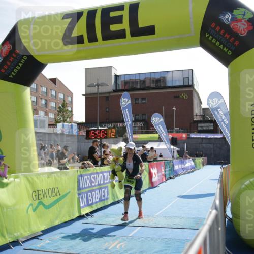 10.08.2025 - GEWOBA Citytriathlon Bremen H.Heesch http://msf.ph/oto/8539886 10.08.2025 15:56:11 Ziel 413 meine-sportfotos.de