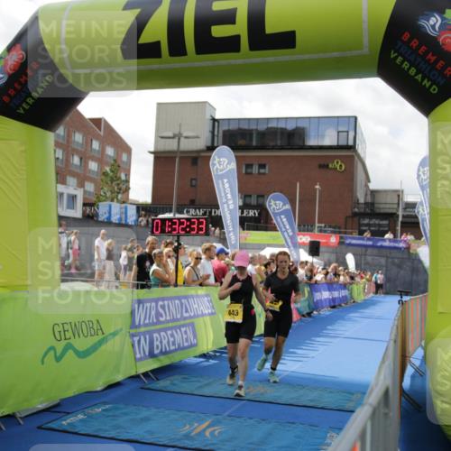 10.08.2025 - GEWOBA Citytriathlon Bremen H.Heesch http://msf.ph/oto/8539985 10.08.2025 11:36:10 Ziel 418, 443, 452, 485 meine-sportfotos.de