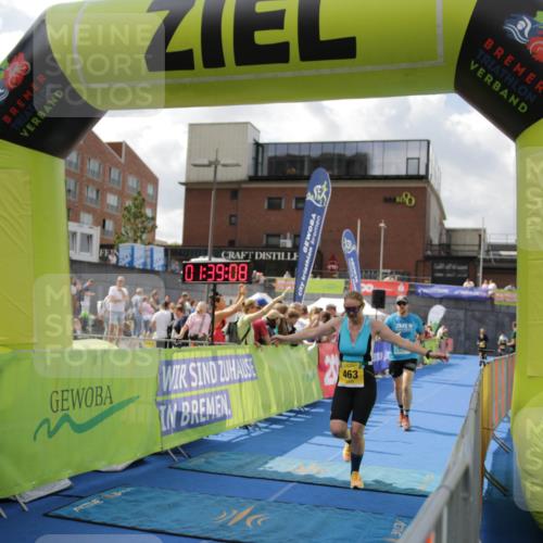 10.08.2025 - GEWOBA Citytriathlon Bremen H.Heesch http://msf.ph/oto/8540293 10.08.2025 11:42:45 Ziel 139, 447, 463 meine-sportfotos.de