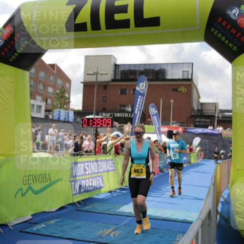 10.08.2025 - GEWOBA Citytriathlon Bremen H.Heesch http://msf.ph/oto/8540297 10.08.2025 11:42:46 Ziel 53, 139, 447, 463 meine-sportfotos.de