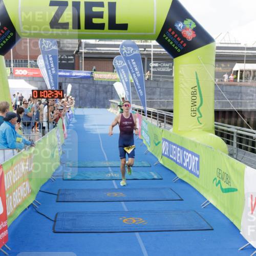 10.08.2025 - GEWOBA Citytriathlon Bremen H.Heesch http://msf.ph/oto/8551905 10.08.2025 11:06:16 Ziel 391 meine-sportfotos.de