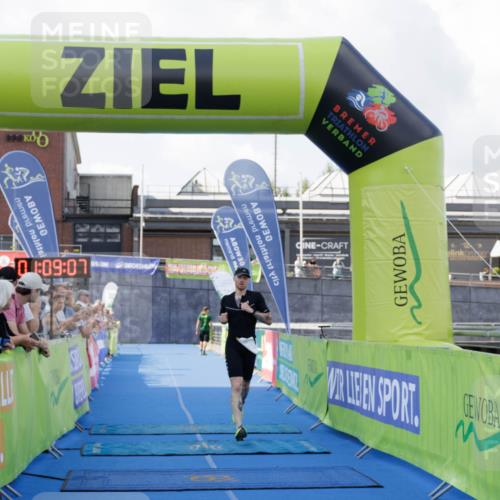 10.08.2025 - GEWOBA Citytriathlon Bremen H.Heesch http://msf.ph/oto/8552118 10.08.2025 11:12:48 Ziel 368 meine-sportfotos.de