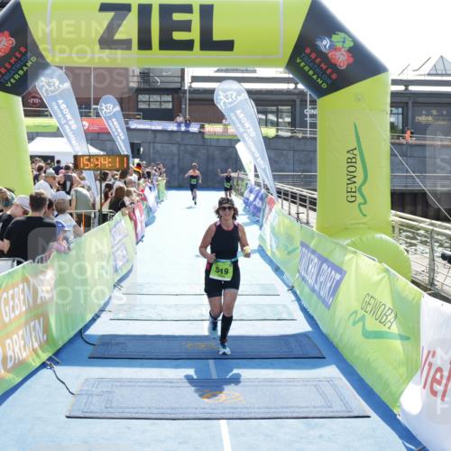 10.08.2025 - GEWOBA Citytriathlon Bremen H.Heesch http://msf.ph/oto/8553272 10.08.2025 15:44:15 Ziel 519 meine-sportfotos.de